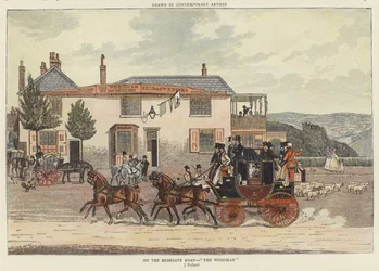 On the Highgate Road - „Woodman” (kolor lito)