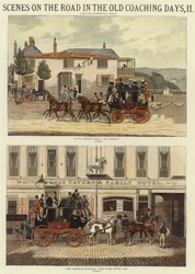 Sceny w drodze w dawnych czasach trenerskich, II (kolor lito)