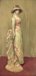 Harmonia w kolorze różowym i szarym: Lady Meux