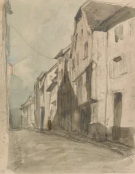 Ulica w Saverne, 1858.