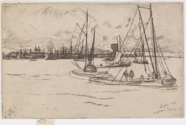 Amsterdam, z Tolhuis, 1863.