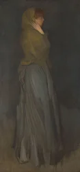 „Układ w kolorze żółtym i szarym”: Effie Deans, ok. 1876-78