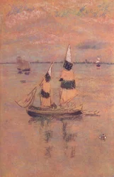 Czerń i złoto, Wenecja, około 1860, 1904