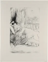 Przy balkonie, 1896