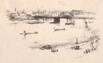 Most kolejowy Charing Cross, 1896.