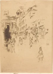 Ulica Cutlera, Hounsditch, 1887.