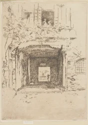 Drzwi i winorośl, 1879-1880.