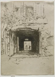 Drzwi i winorośl, 1886.