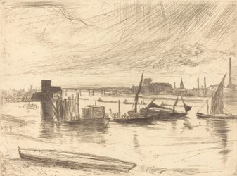 Wczesny poranek, Battersea, 1861.