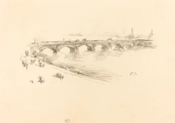 Wieczór, Mały Most Waterloo, 1896.