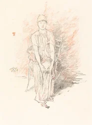 Studium postaci w kolorach, 1890.