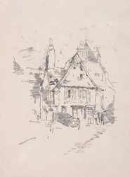 Dachy dwuspadowe, Vitré, 1893.