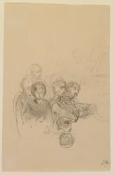Hazardziści, 1858.