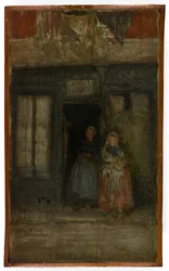 Złoto i pomarańcza: Sąsiedzi, ok. 1894-95 (olej na płycie drewnianej)