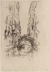 Gondola pod mostem, 1879-1880.