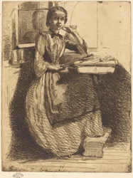 Gretchen w Heidelbergu, 1858.