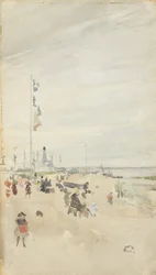 Szary i perłowy: banery świąteczne, 1883-84