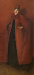 Harmonia w czerwieni: światło lampy, 1884-86
