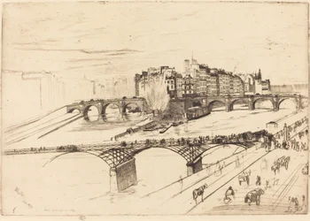 Wyspa Miasta, Paryż, 1859.