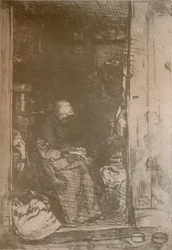Poszarpana stara kobieta, ok. 1858, 1904 r.
