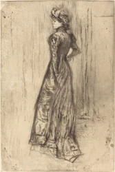 Maud, stojący, c. 1873.