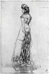 Maude, stojący, 1873 1904.