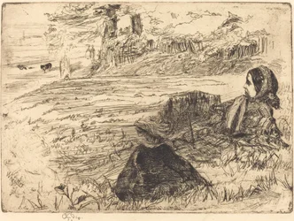 Pielęgniarka i dziecko, 1859.
