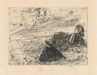 Pielęgniarka i dziecko, 1859.