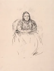Studium portretowe - pani Phillip, 1896.