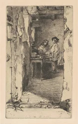 Zbieracze szmat, dzielnica Mouffetard, Paryż, 1858.