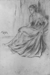 Siedząca dziewczyna, c1869, 1904