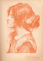 Szkic kobiety c1885, 1896