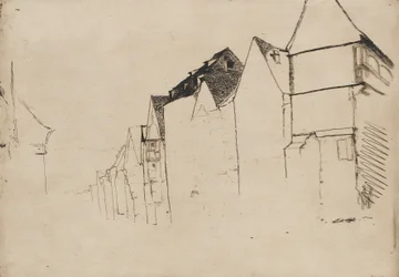 Szkic domów, 1858.