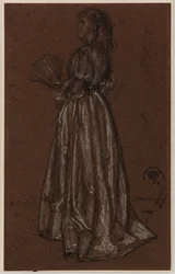 Stojąca postać z wachlarzem, ok. 1873/1876
