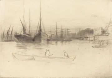 Parowce z wieży, 1875.