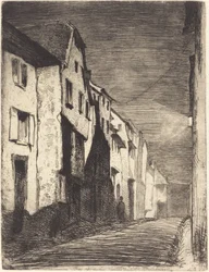 Ulica w Saverne, 1858.
