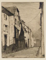 Ulica w Saverne, 1858.