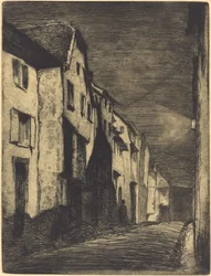 Ulica w Saverne, 1858.
