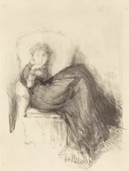 Badanie: Maude siedząca, 1878.