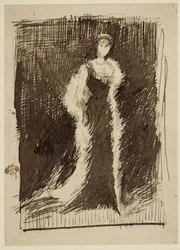 Studium do Aranżacji w czerni: Lady Meux, 1881