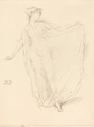 Tańcząca dziewczyna, 1889.