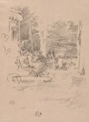 Mała kawiarnia w lesie, 1894.