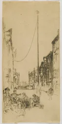 Maszt, 1880 (akwaforta na papierze)
