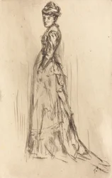 Jedwabna suknia, ok. 1930 r. 1873.