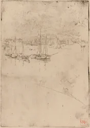Parowiec, Wenecja, 1879-1880.
