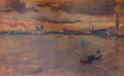 Burza, zachód słońca, 1880, 1904