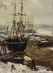 Tamiza w lodzie, 1860.