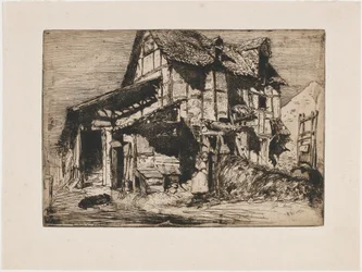 Niebezpieczna Kamienica. Jedna z dwunastu rycin z Nature The French Set, 1858.