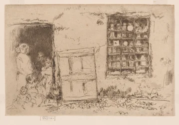 Wiejski sklep ze słodyczami, ok. 1884-86 (akwaforta; tusz na papierze)