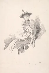 Skrzydlaty kapelusz, 1890.